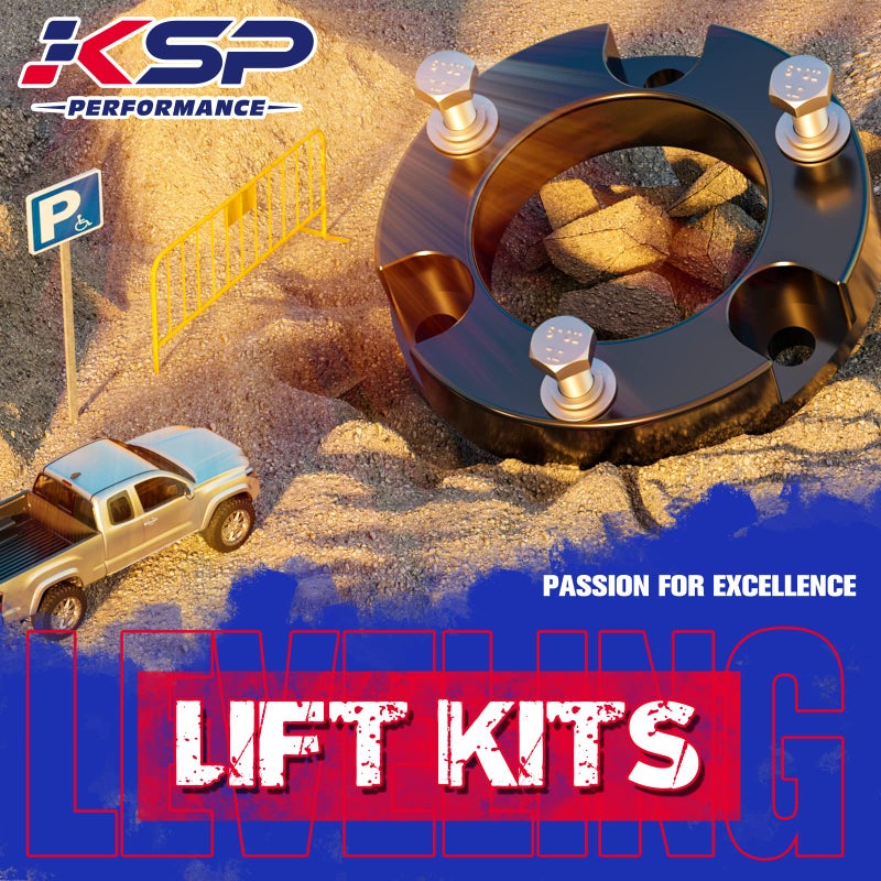 KSP PERFORMANCE KSP 2in Tundra Leveling Lift Kits, 2" Front Strut Spacers Compatible With Toyota Tundra 1999-2006, 2pcs Aluminum Suspension Lift Spacer For Tundra 2WD 4WD 1999 2000 2001 2002 2003 2004 2005 2006 - Image 4